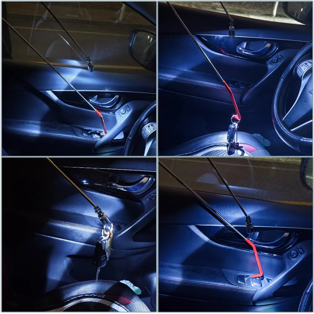 Car Door Tool Kit With Air Wedge Pump And Grabber