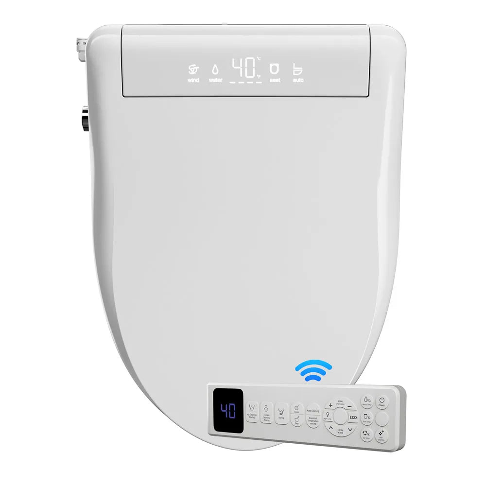 SANYIPACE Smart Toilet Bidet With Heated Seat And Remote