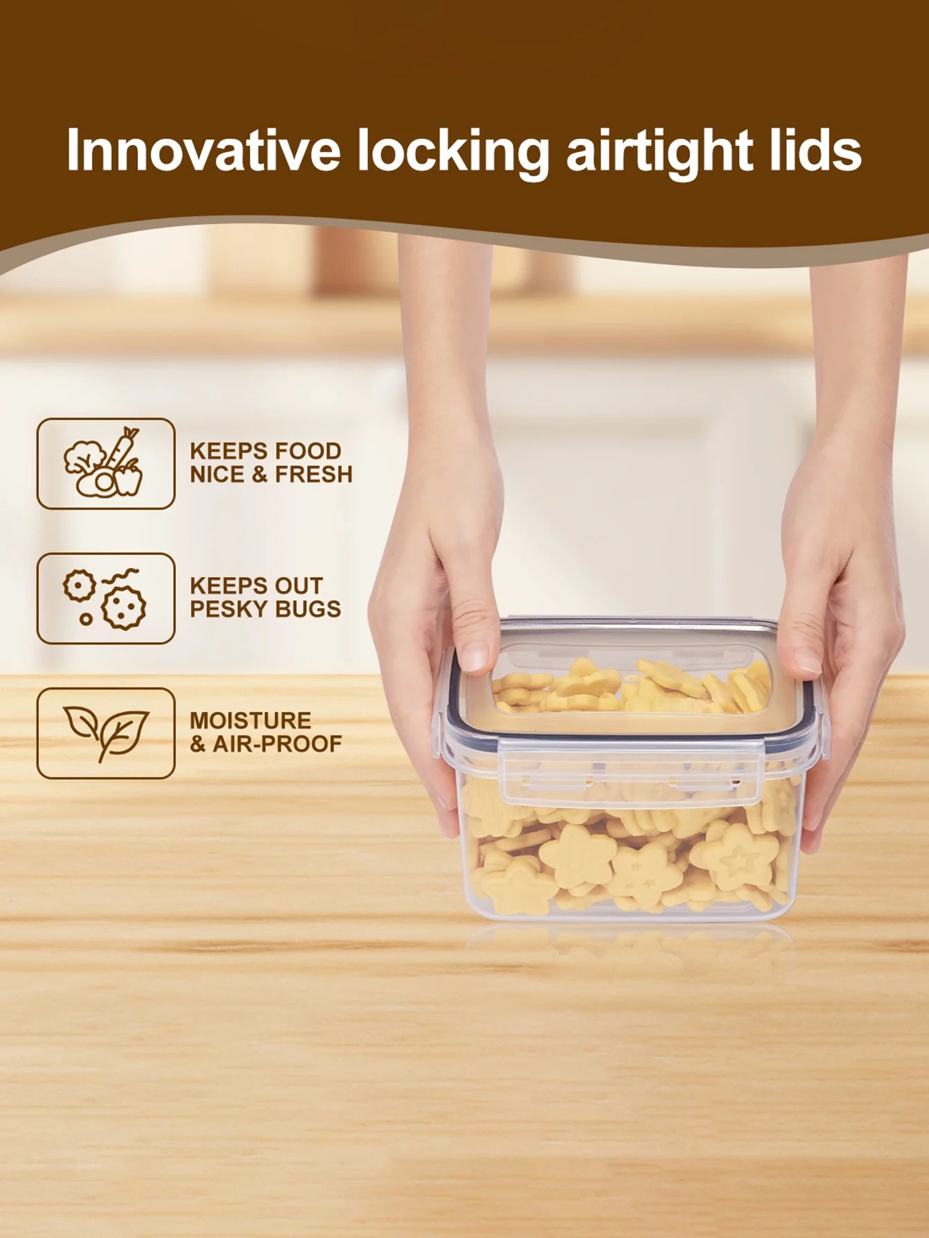 48 Pack Sealed Plastic Food Storage Containers With Lids