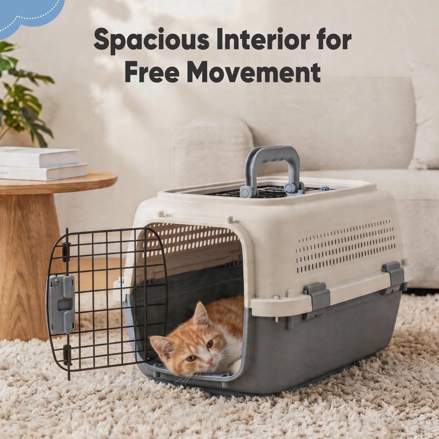 Pet Carrier For Small Dogs And Cats With Front Door
