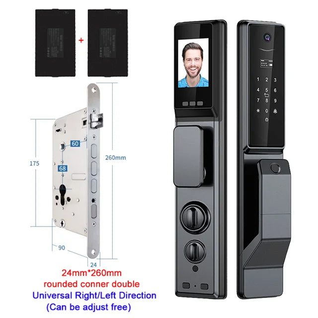 YKESDL Waterproof Outdoor Smart Lock With WiFi Alexa Tuya Camera