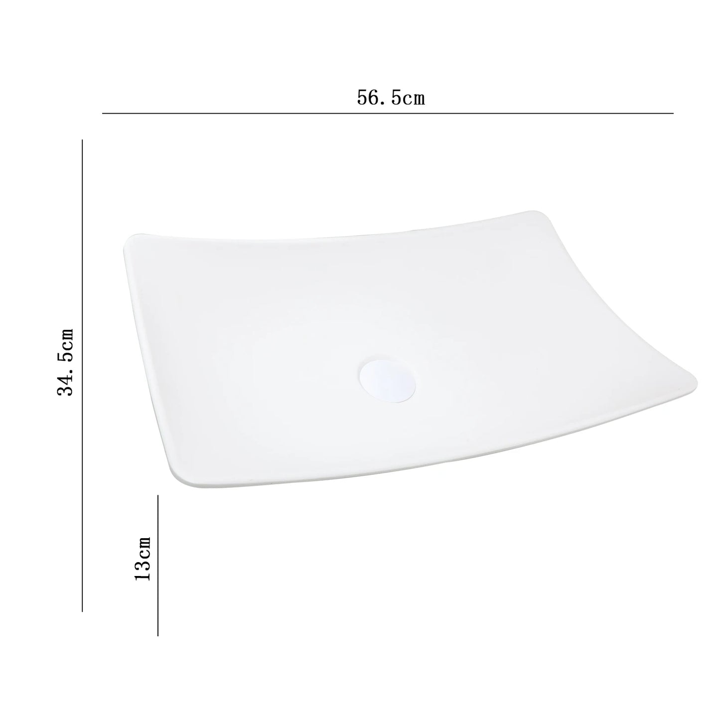 Torayvino Stone Resin Vessel Sink With Drain, Above-Counter Washbasin