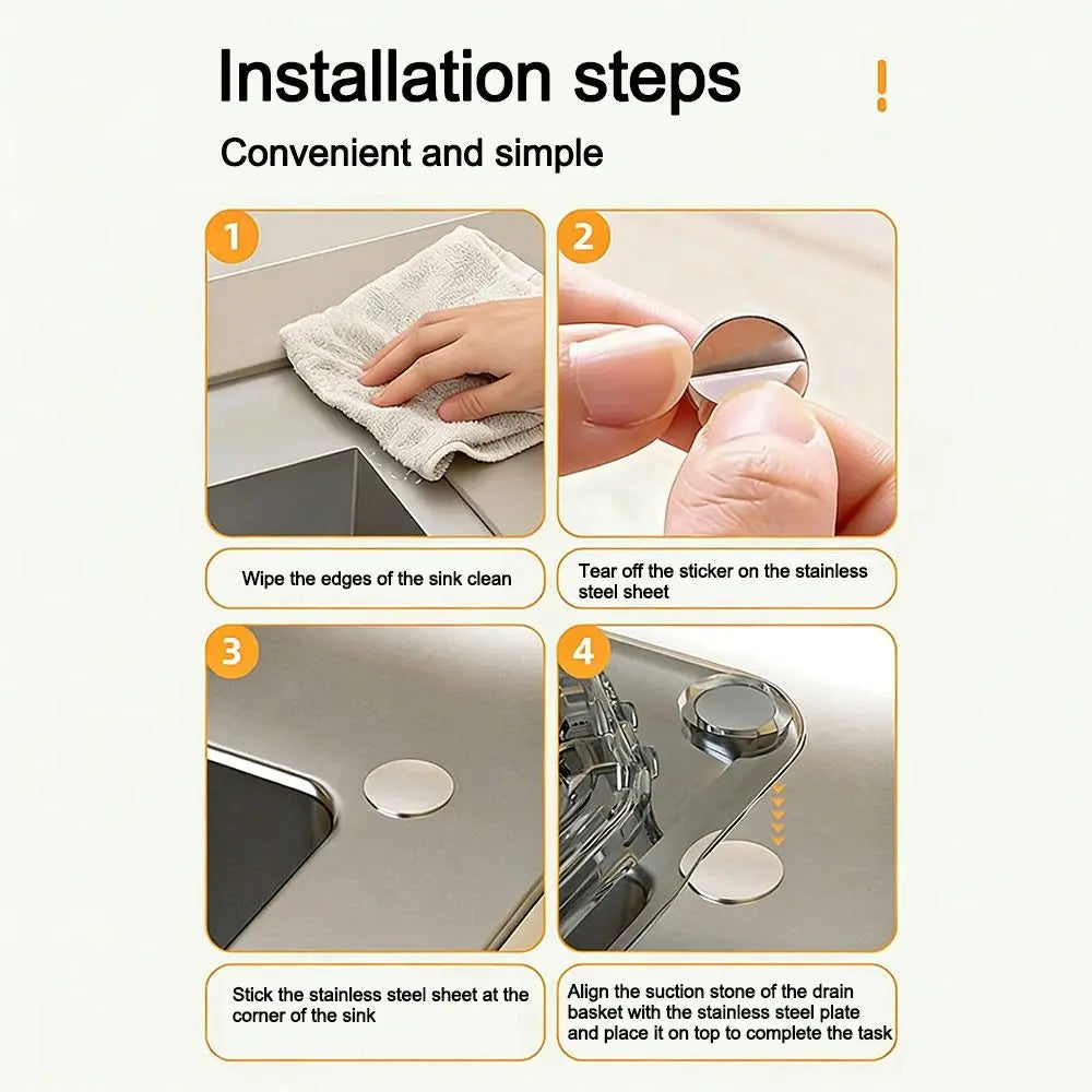 Triangle Sink Drain Basket Filter Strainer Anti Leak Kitchen