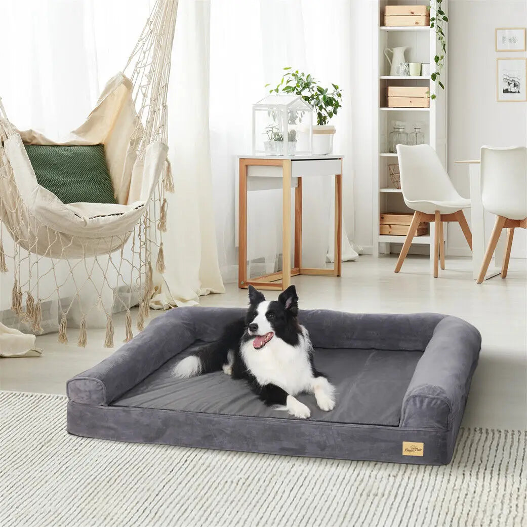 BINGOPAW Orthopedic Dog Bed With Removable Washable Foam Cushion