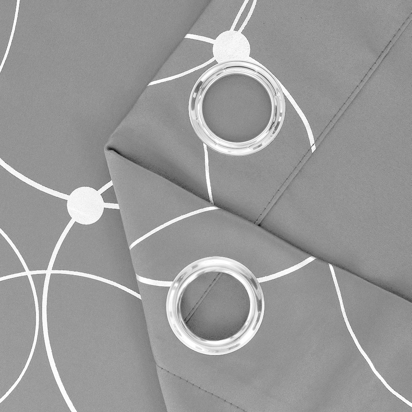 Blackout Curtains 4-Piece Grommet Set Thermally Insulated Room Darkening Bedroom