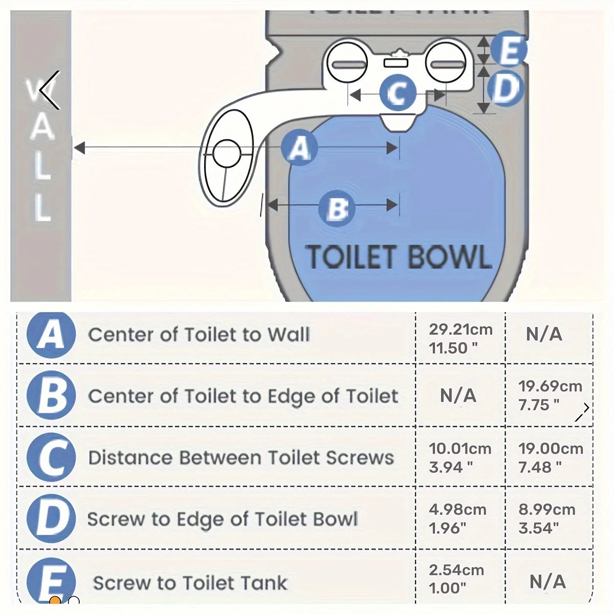 Ultra-Slim Bidet Attachment With Dual Nozzles And Adjustable Pressure