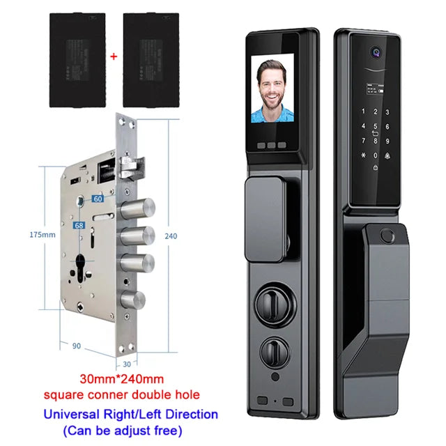 YKESDL Waterproof Outdoor Smart Lock With WiFi Alexa Tuya Camera
