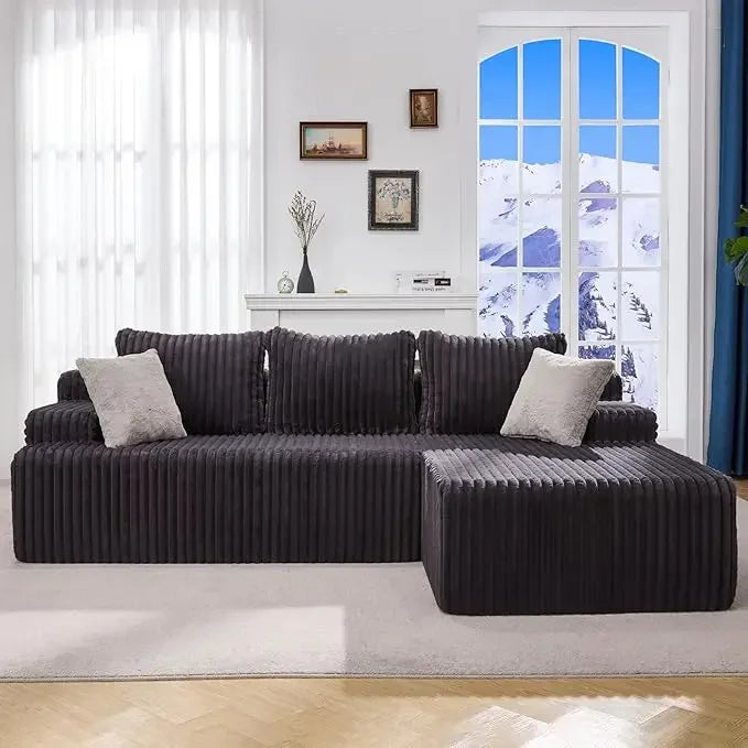 Cloud Modular Sectional Sofa With L Shaped Chaise Memory Foam