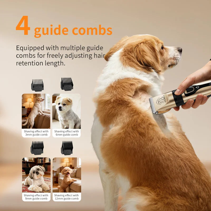 Dog And Cat Grooming Kit Rechargeable Hair Trimmer