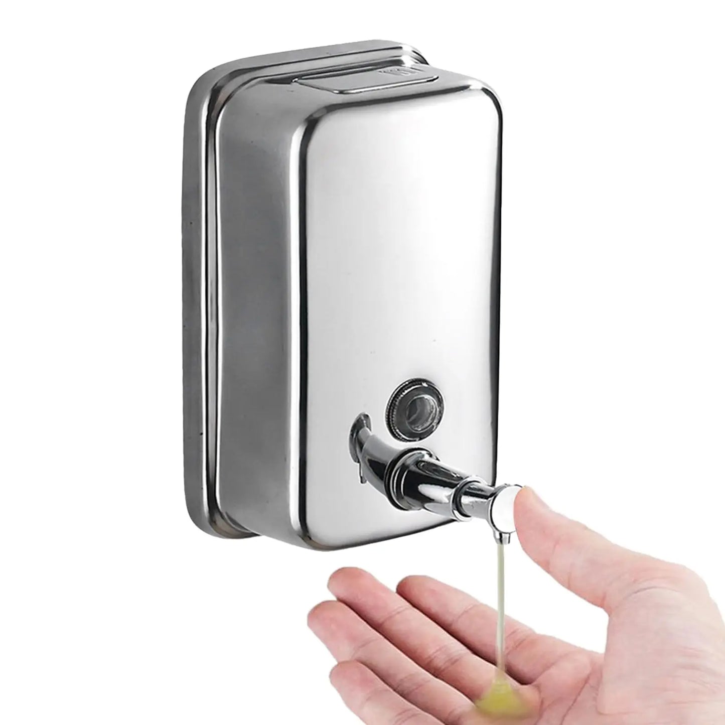 Stainless Steel Wall Mount Soap Dispenser For Hotels And Restaurants