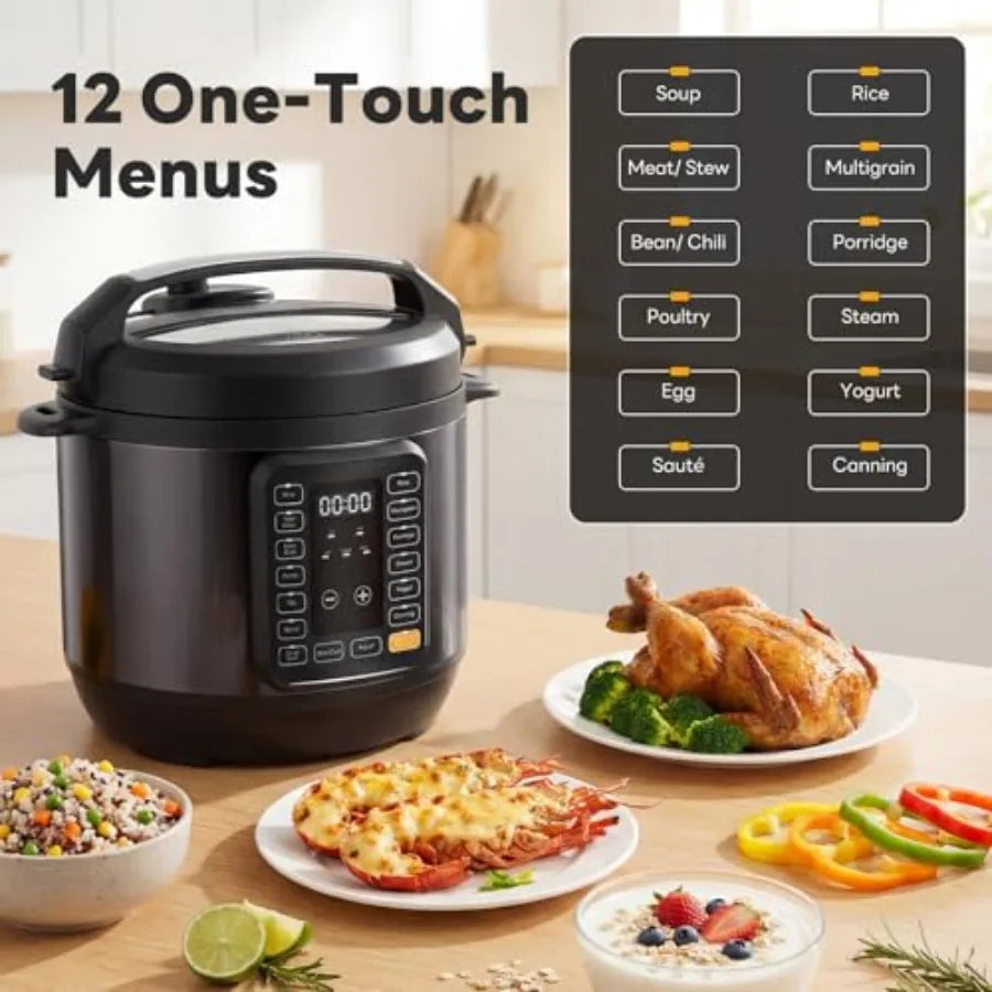 Multi-Cooker Electric Pressure Cooker With Ceramic Pot