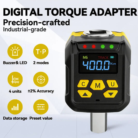WAXTRON Digital Torque Wrench Adapter 6-400Nm 2 Percent Accuracy