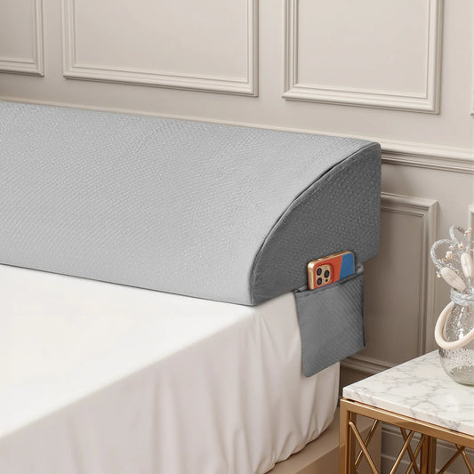 JHK Memory Foam Headboard Wedge Pillow With Removable Washable Cover