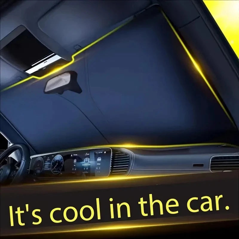 Helloleiboo Car Window Sunshade Cover Windshield UV Protection