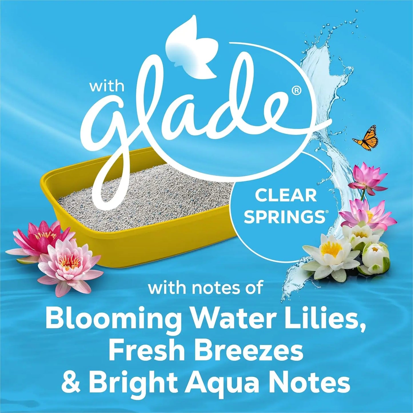 Clumping Cat Litter For Multiple Cats With Clear Springs Scent