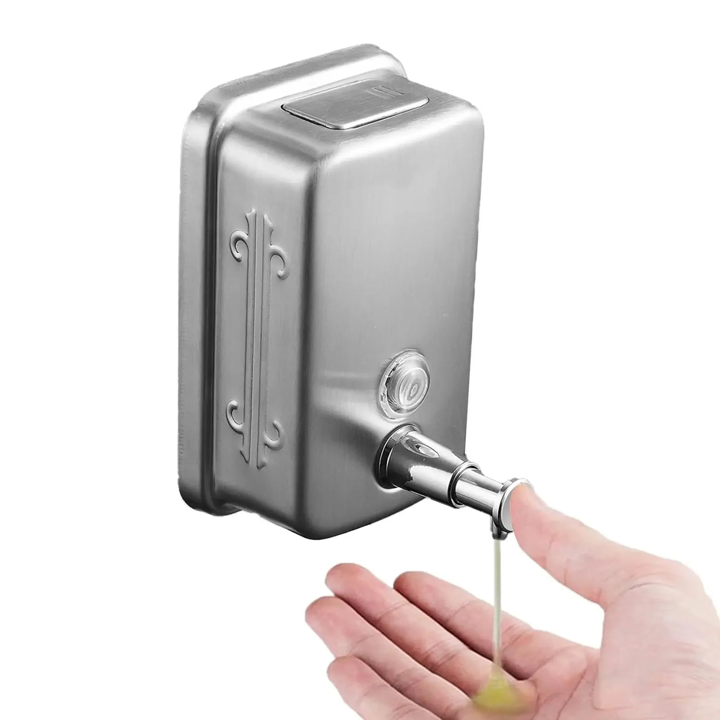 Stainless Steel Wall Mount Soap Dispenser For Hotels And Restaurants