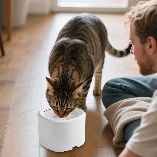 Cat Fountain USB Powered Quiet Water Dispenser For Cats