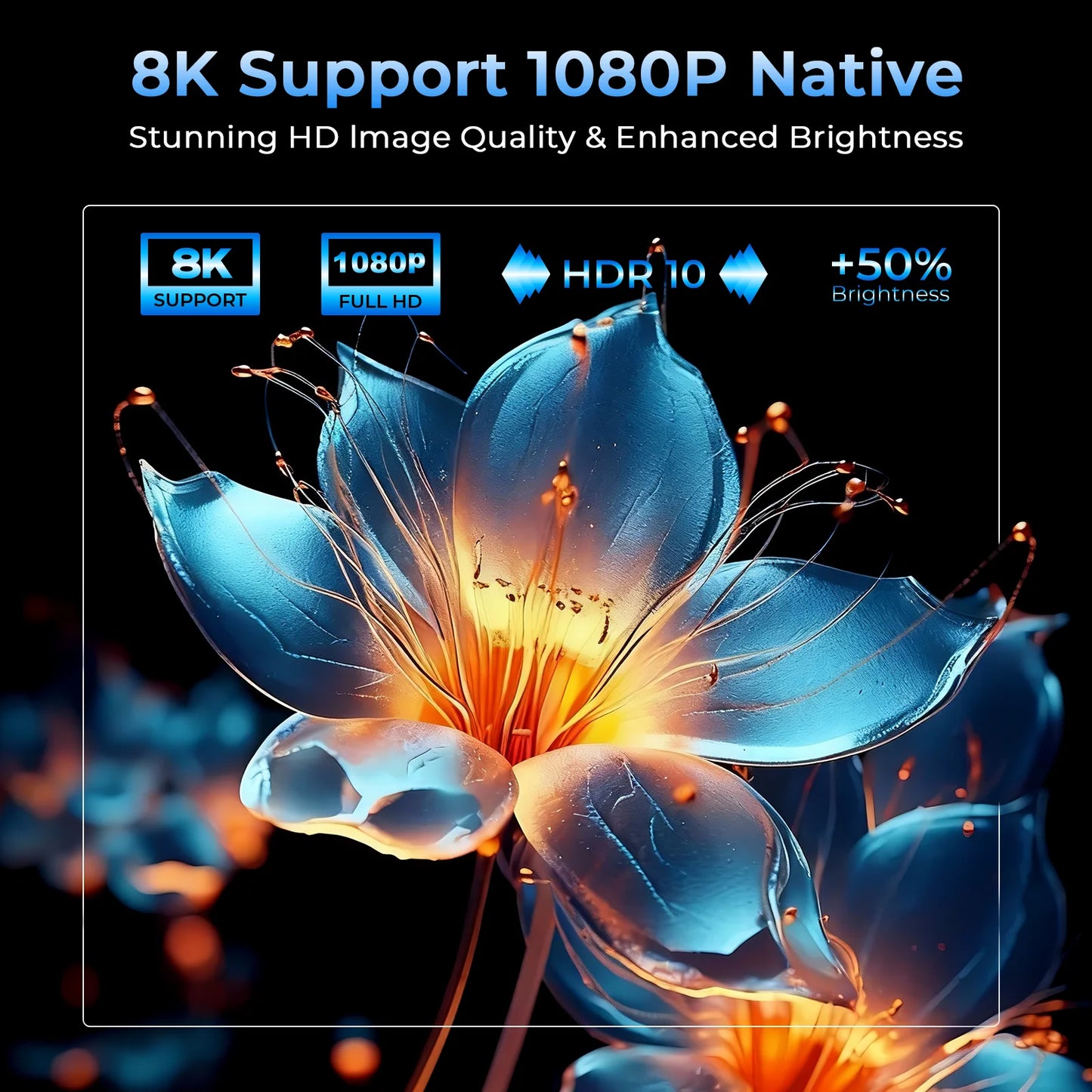 LynCast X7 8K Projector With Android 14 And WiFi 6