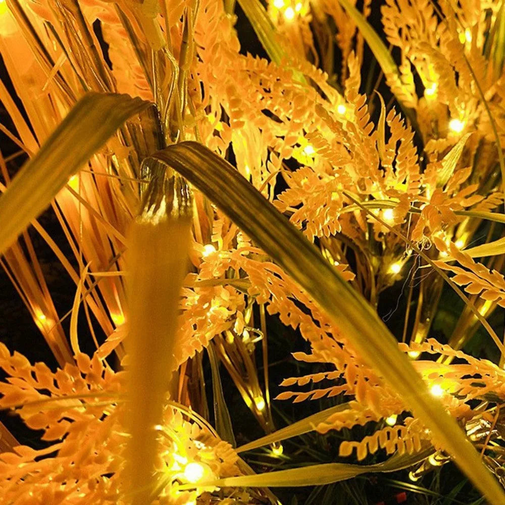 Solar Powered Wheat Ear Ground Mounted Light for Outdoor Decoration
