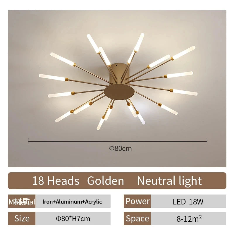 LIMIT LIGHT Modern LED Ceiling Lamp For Living Room