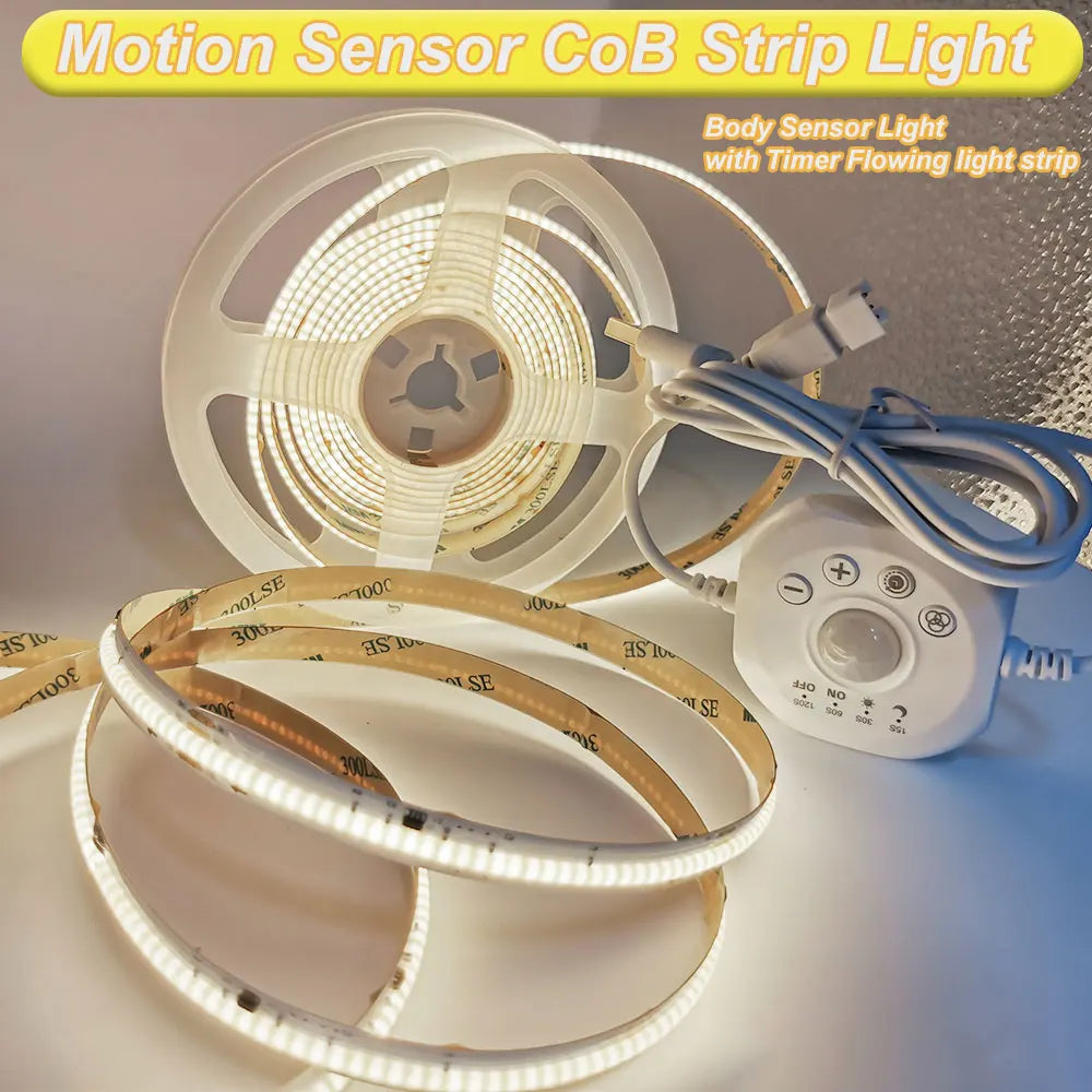 Acosh Neon Body Sensing COB LED Strip Light USB Powered