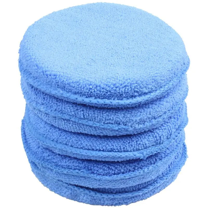 10X Car Wax Polish Microfiber Foam Sponge Applicator Detailing Pads