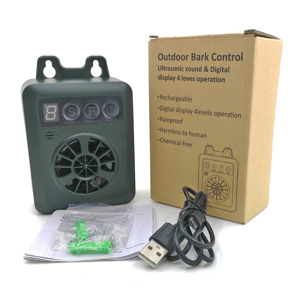 VKTECH Ultrasonic Dog Bark Deterrent Anti Barking Chaser Device