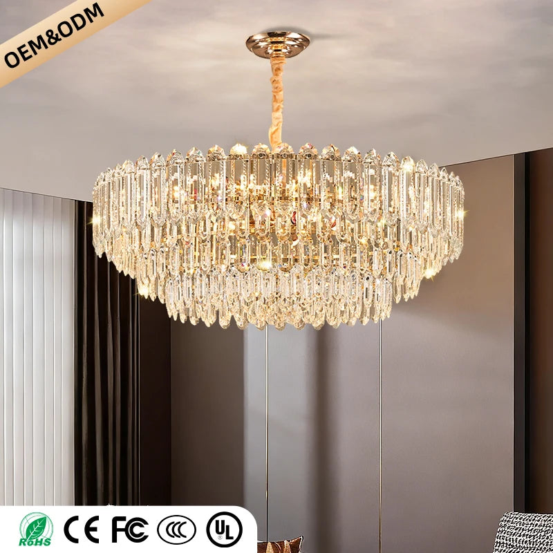 LUDOVICA Modern LED Ceiling Hanging Lamp For Living Room Chandelier