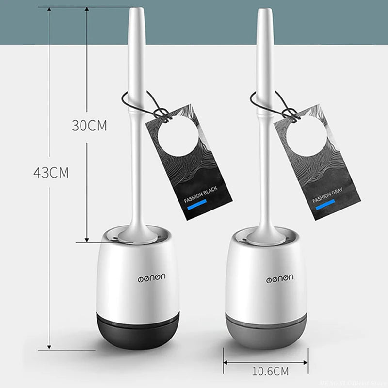 Mengni Silicone Toilet Brush Cleaner For Bathroom Walls And Floors