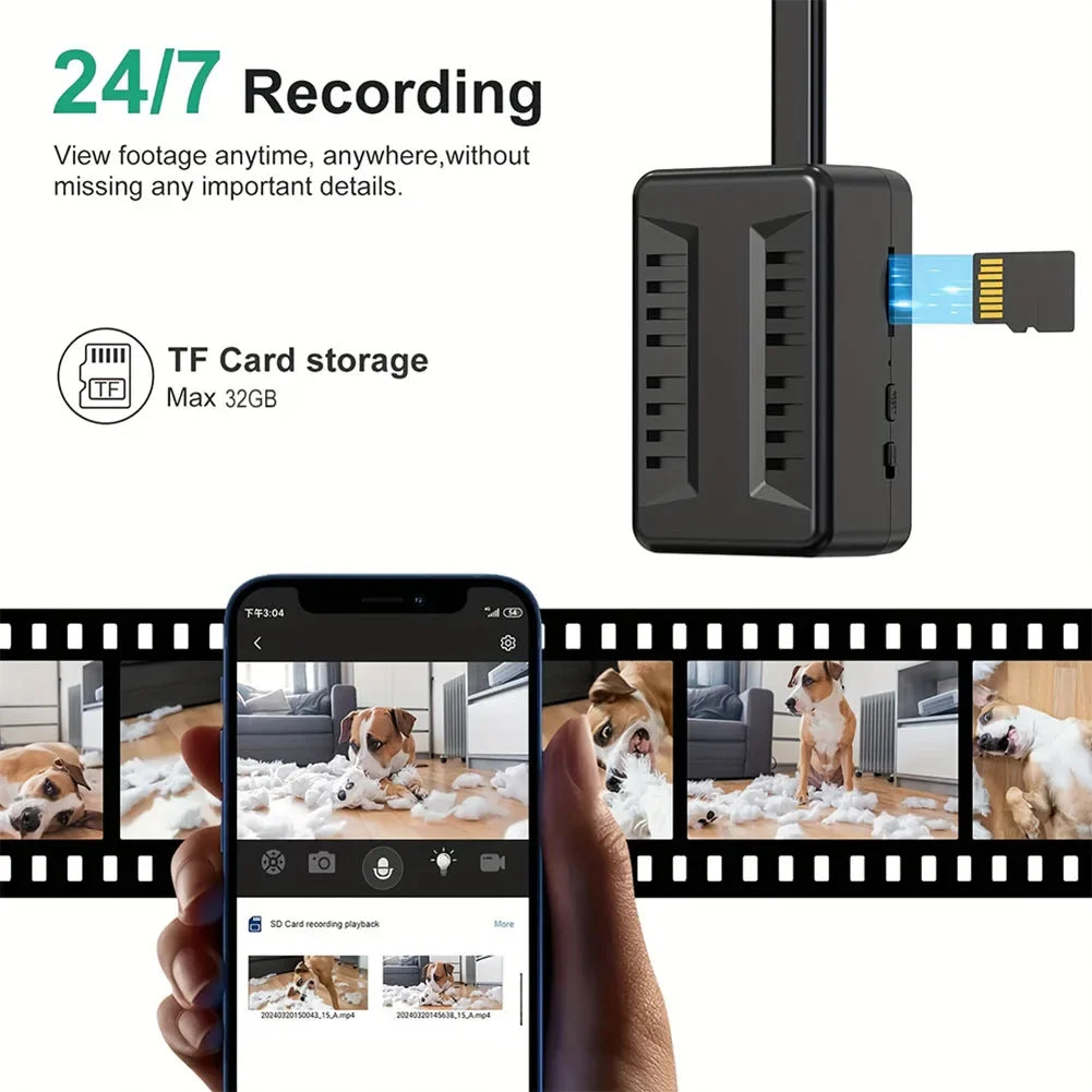 Mini WiFi Surveillance Camera 1080P Nanny Cam With Motion Detection