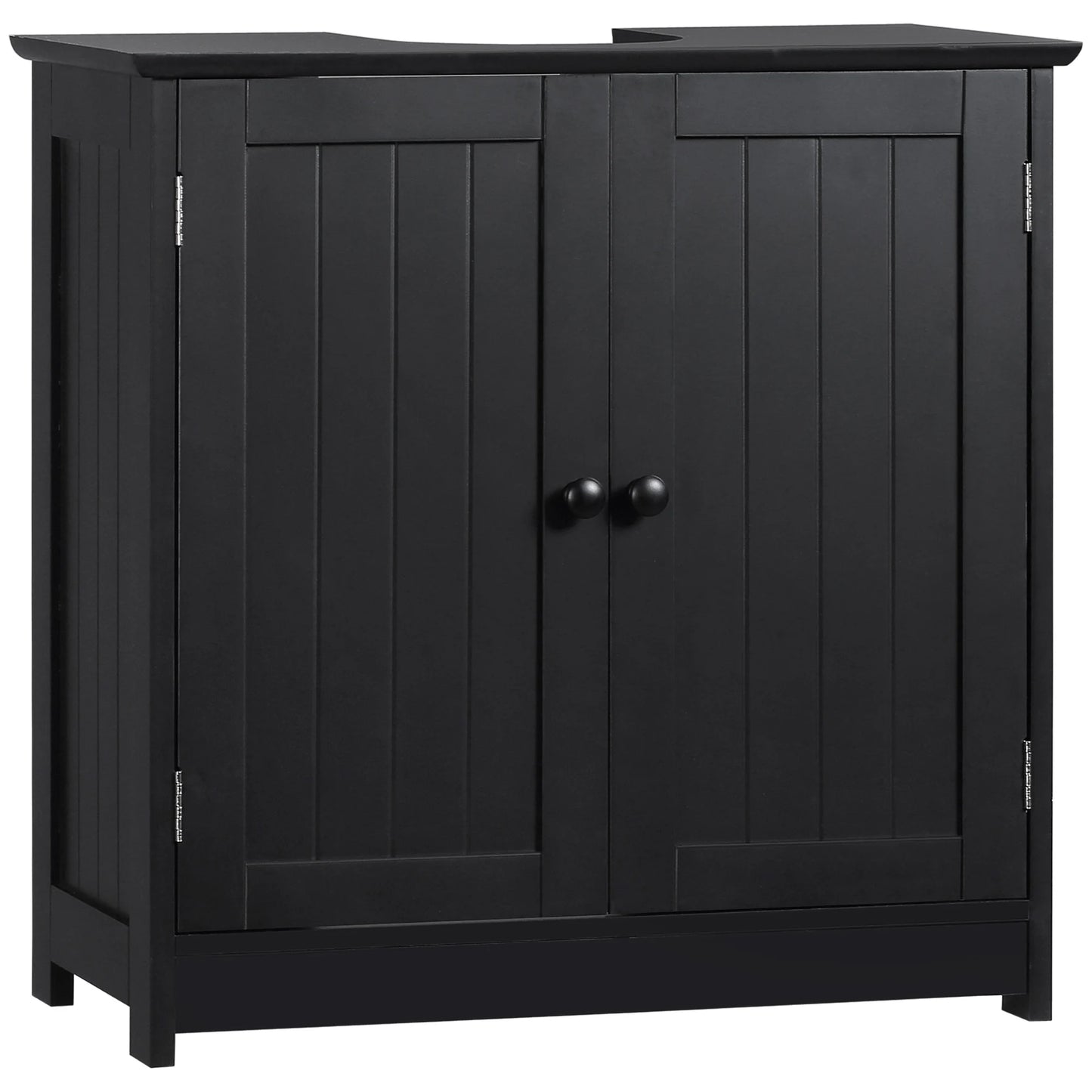 HOMCOM Under Sink Bathroom Cabinet With Two Doors And Shelf