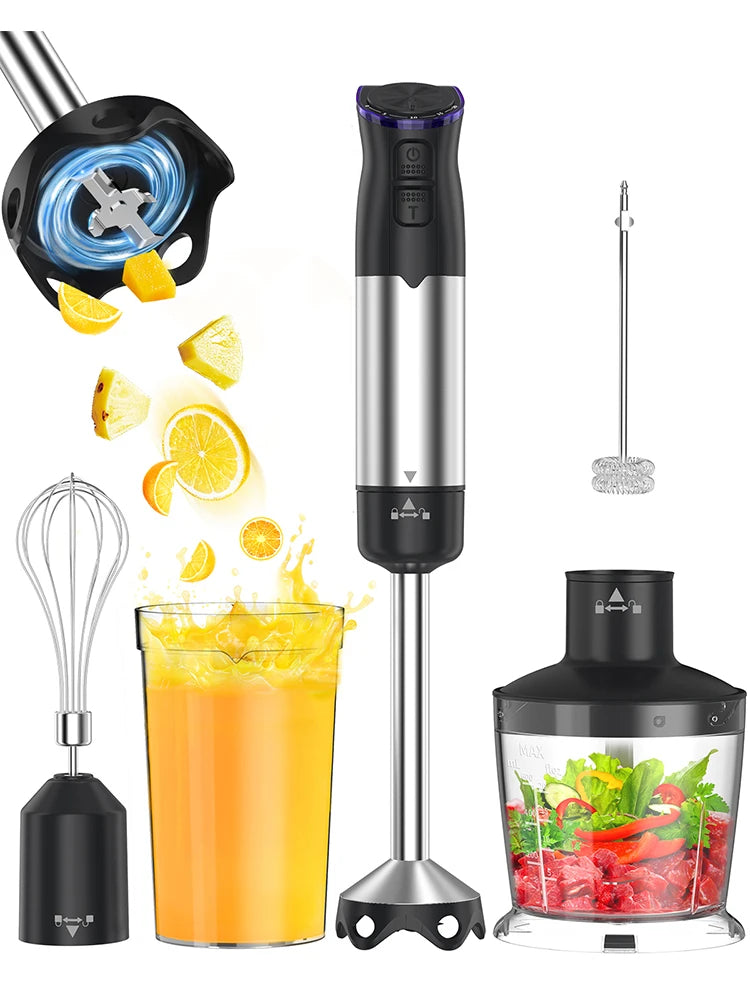 ZhiYu 1000W Immersion Handheld Blender 5-In-1 Kitchen
