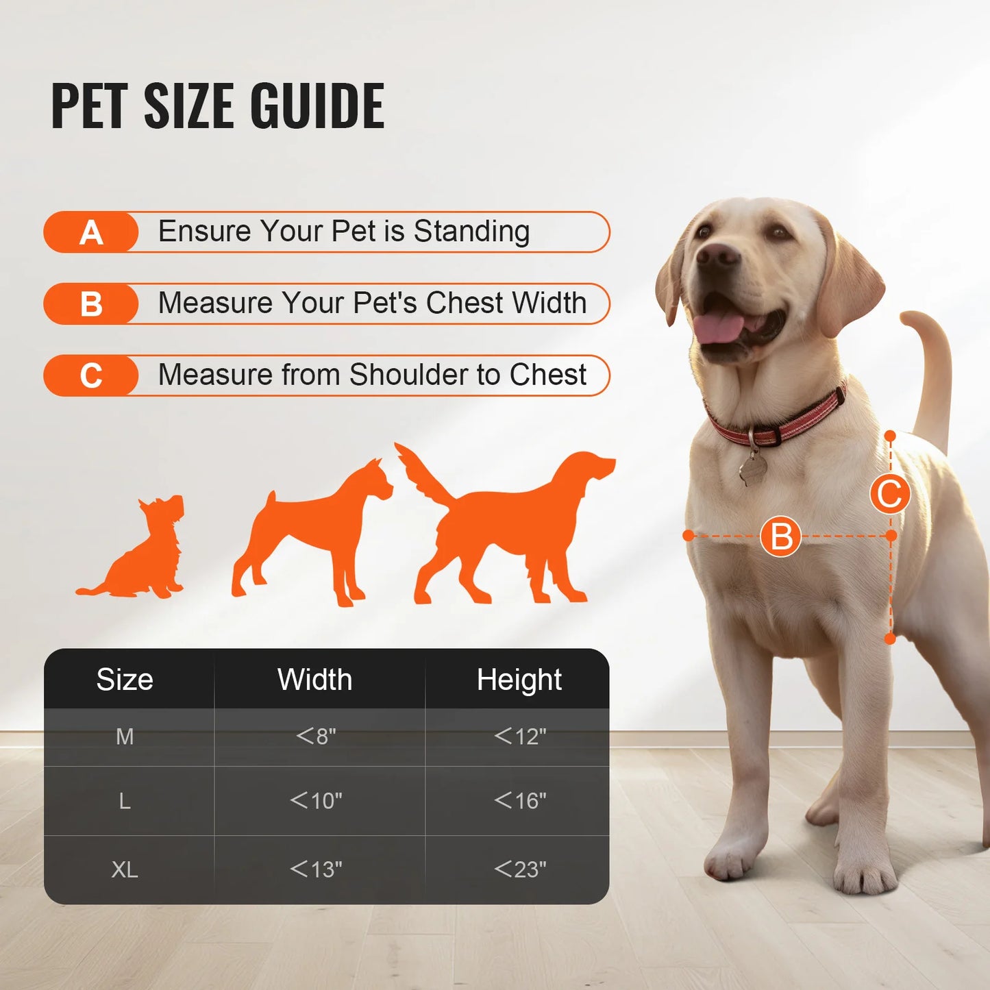 SucceBuy Adjustable Sliding Glass Dog Door For Pets