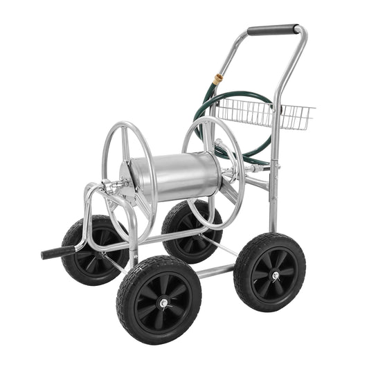 SucceBuy Hose Reel Cart Heavy Duty Garden Water System