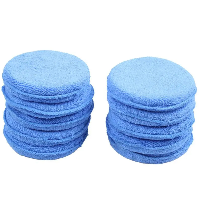 10X Car Wax Polish Microfiber Foam Sponge Applicator Detailing Pads