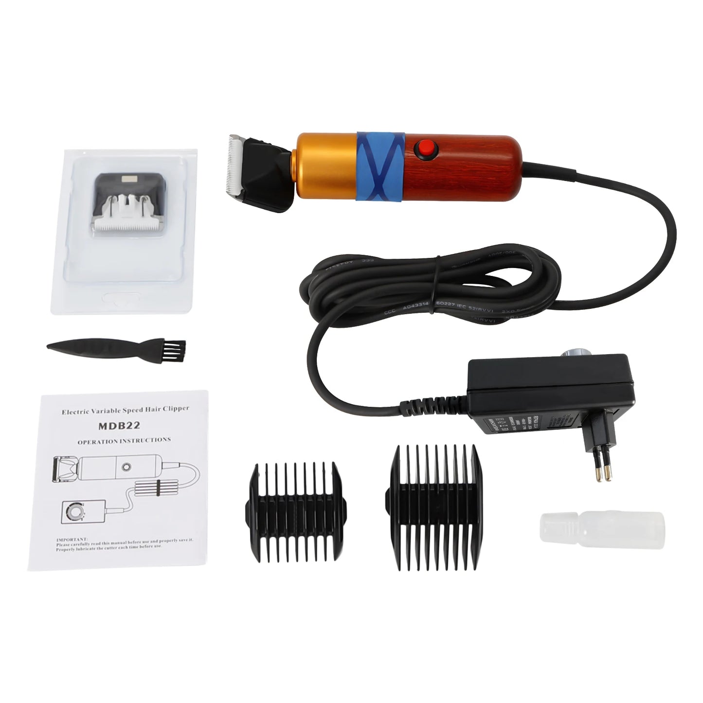 Pet Hair Clipper Low Noise Electric Trimmer For Dogs Cats