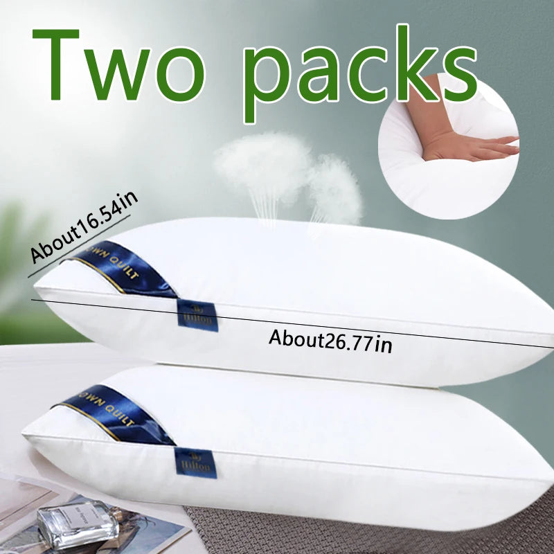 Memory Foam Hotel Pillow With One Hundred Percent Cotton Cover