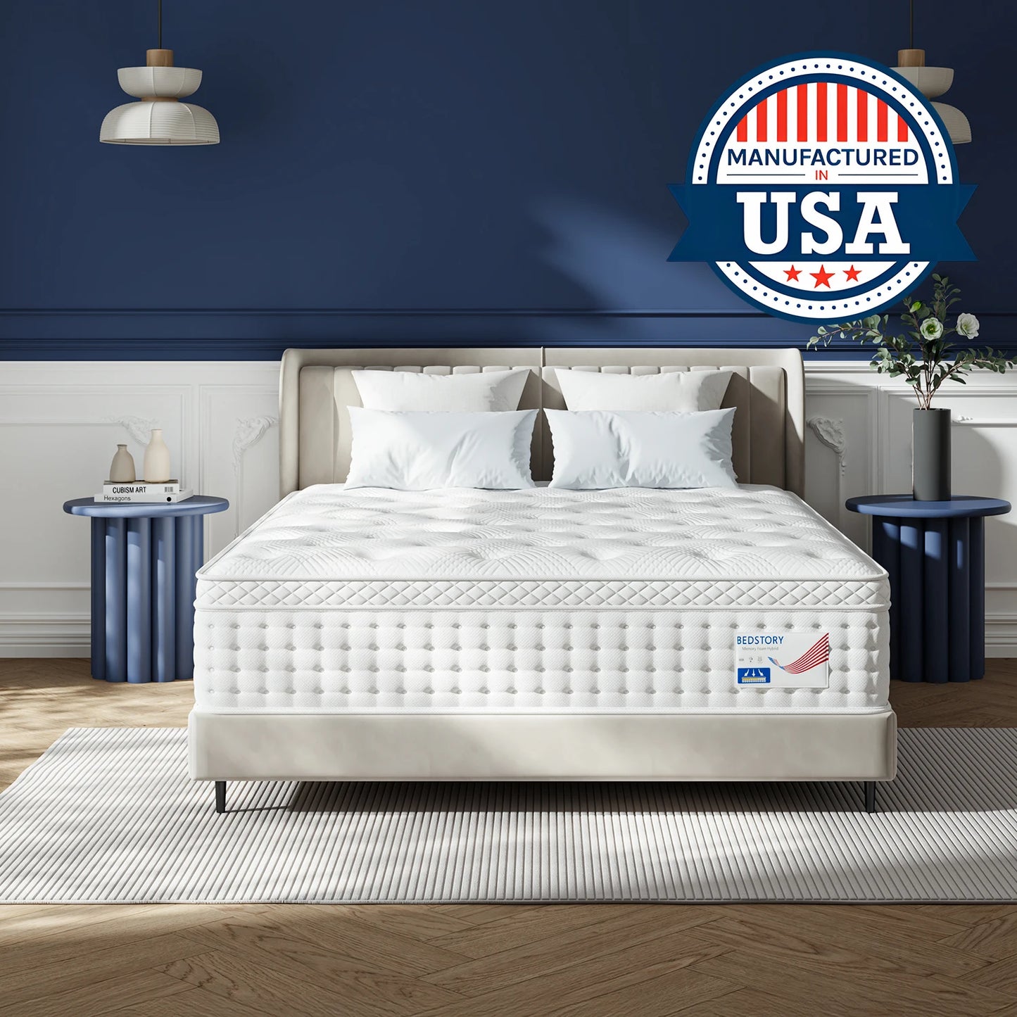 BedStory Hybrid Mattress With Memory Foam And Pocket Springs