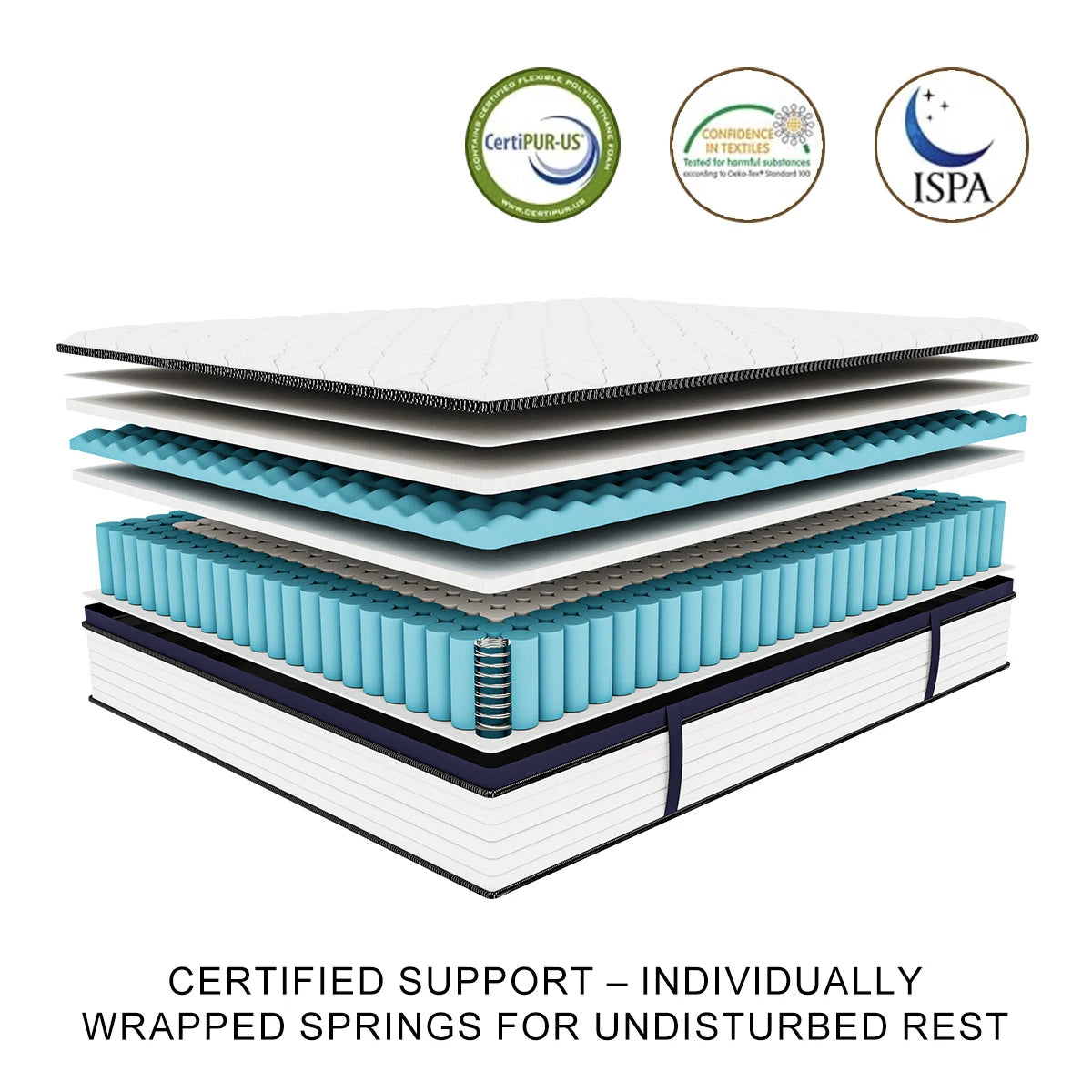 Amztree Hybrid Memory Gel Foam Mattress for Cool Sleep