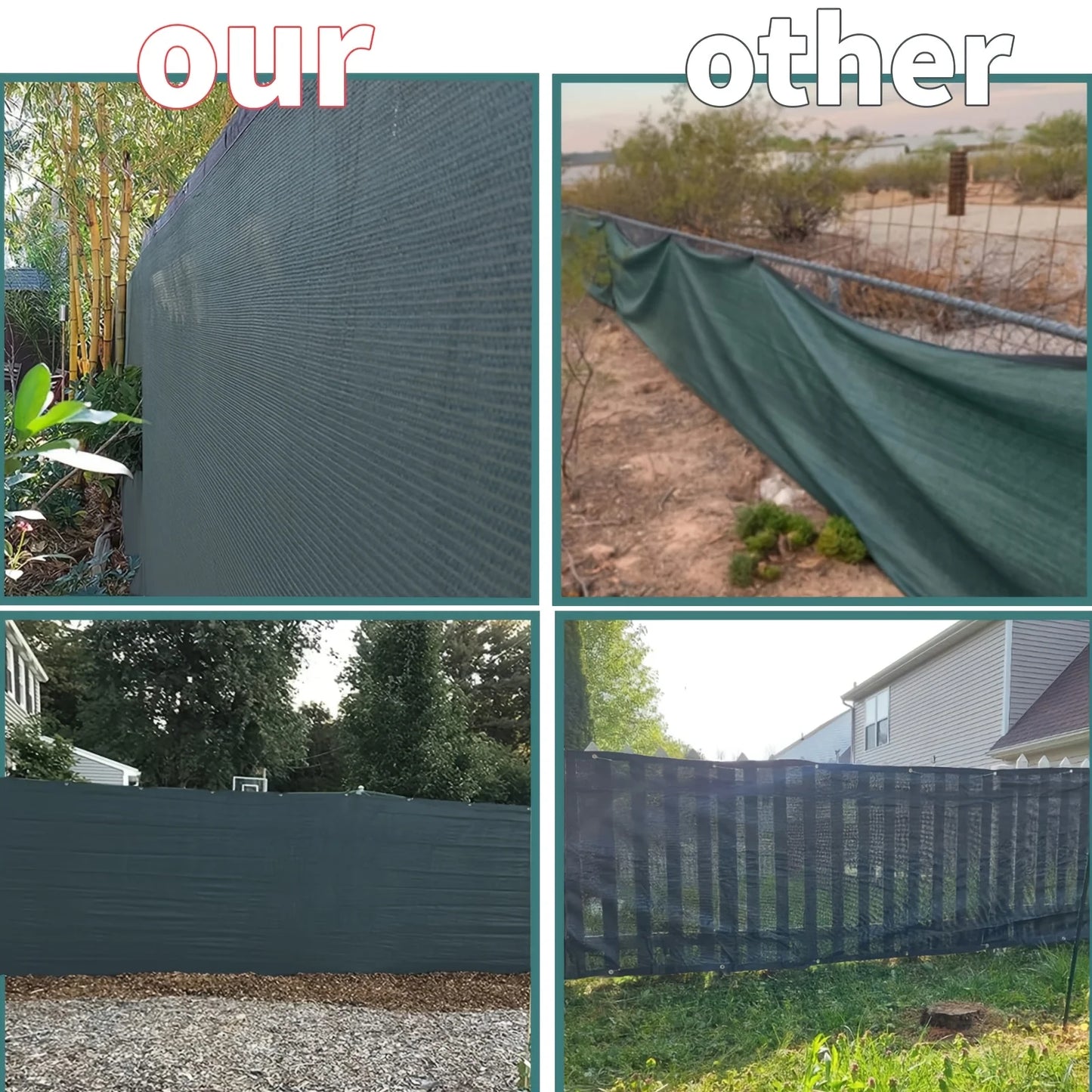Shandong Shade Net Privacy Fence Garden UV Resistant HDPE