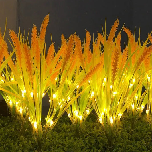 Solar Powered Wheat Ear Ground Mounted Light for Outdoor Decoration
