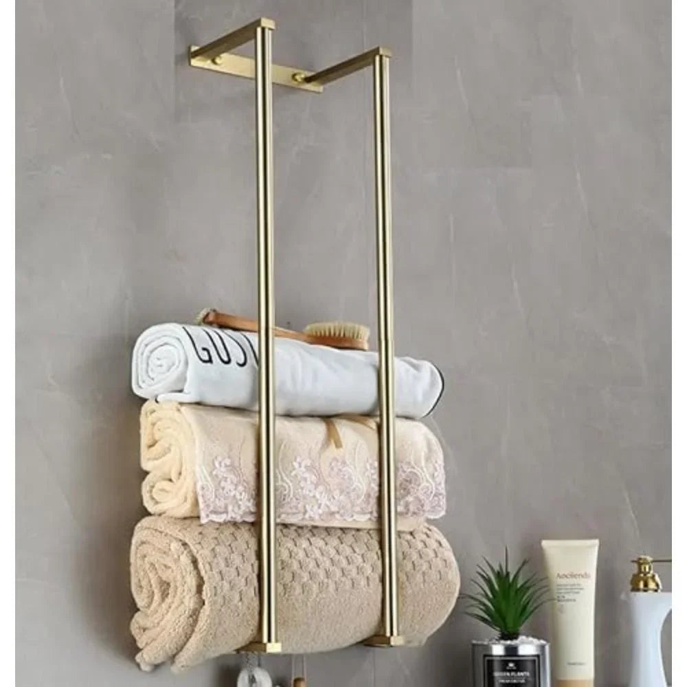 Stainless Steel Wall Mounted Towel Rack For Rolled Towels