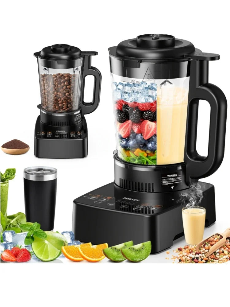 Prasky 2400W Heating Blender 25000 RPM Heavy Duty Auto Clean