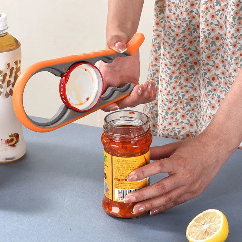 Multifunctional 4 In 1 Kitchen Tool Jar Can Bottle Opener