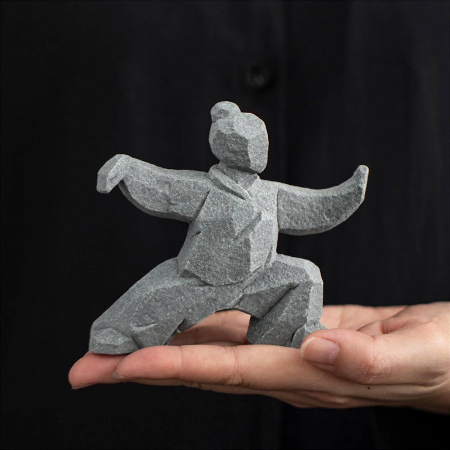 Chinese Style Stone Tea Pet Figurine For Tea Enthusiasts
