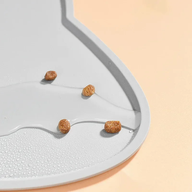 Food Grade Silicone Cat Dog Bowl Mat Waterproof Anti Slip