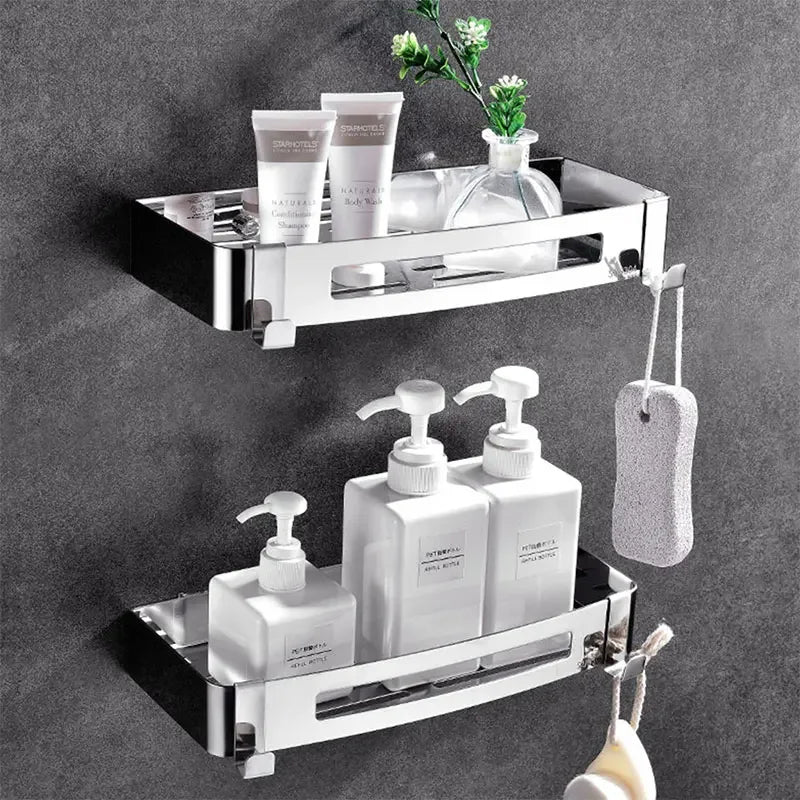 Stainless Steel Bathroom Corner Shelf Wall Mounted Organizer