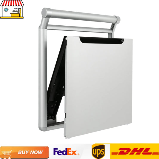 Wall Mounted Folding Buffer Stool for Bathroom Entryway