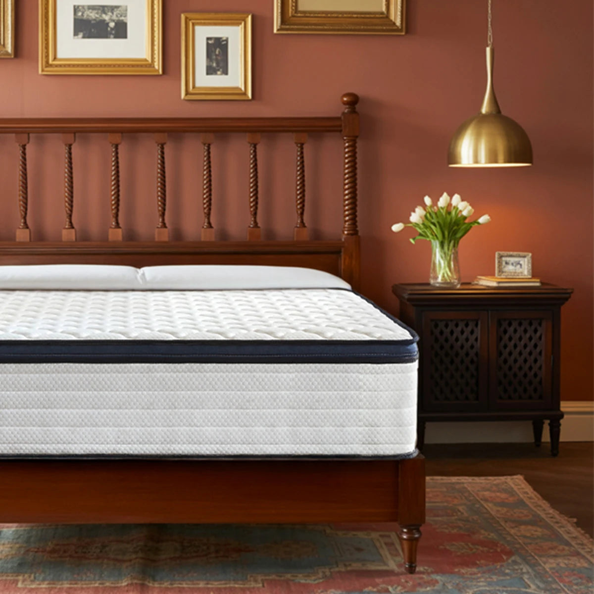 Amztree Hybrid Memory Gel Foam Mattress for Cool Sleep