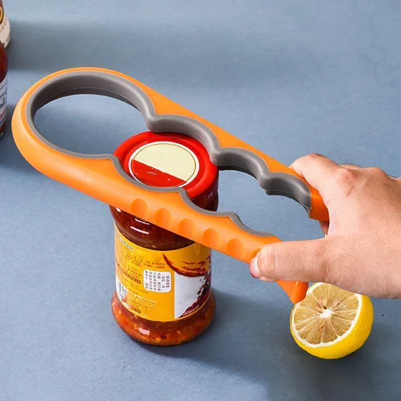 Multifunctional 4 In 1 Kitchen Tool Jar Can Bottle Opener